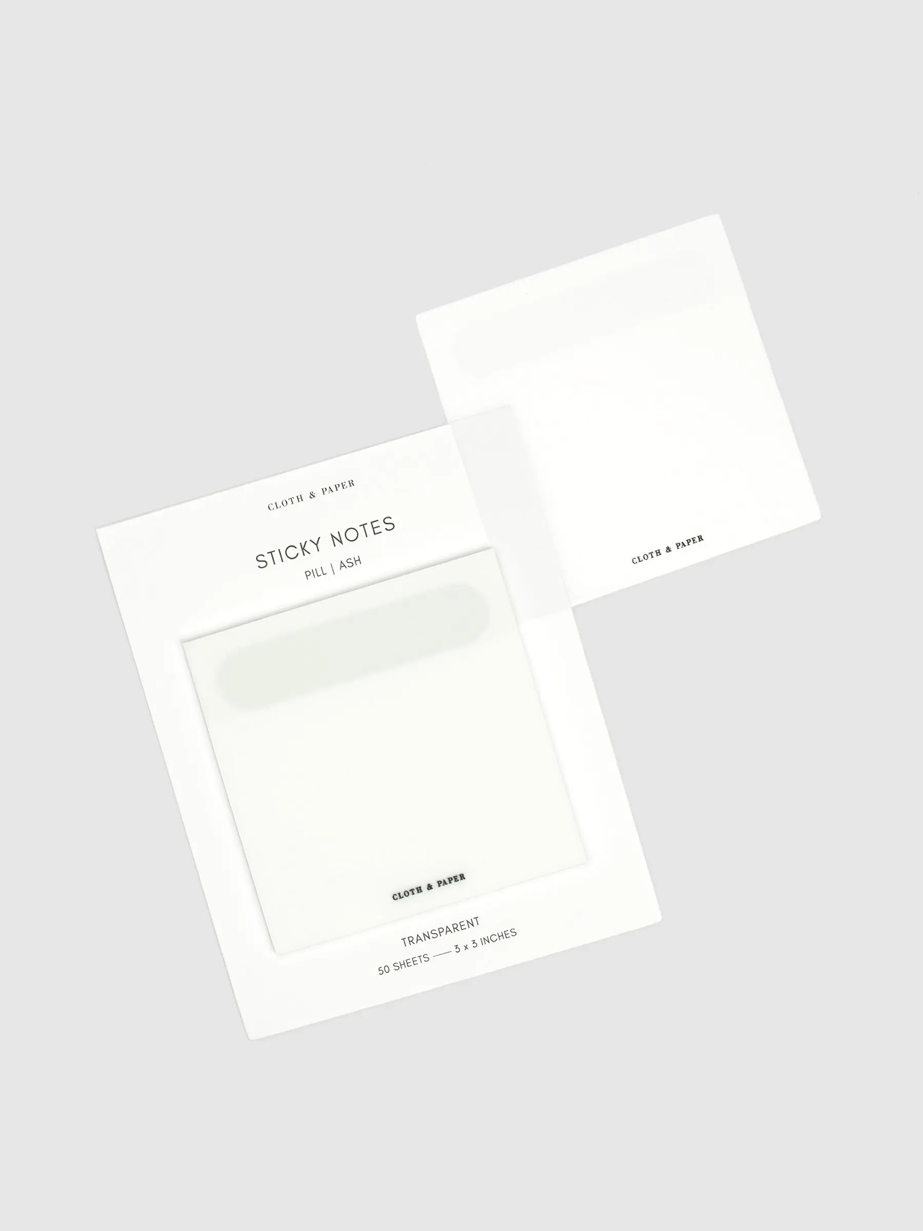 Transparent Pill Tab Sticky Notes Transparent Pill Tab Sticky Notes