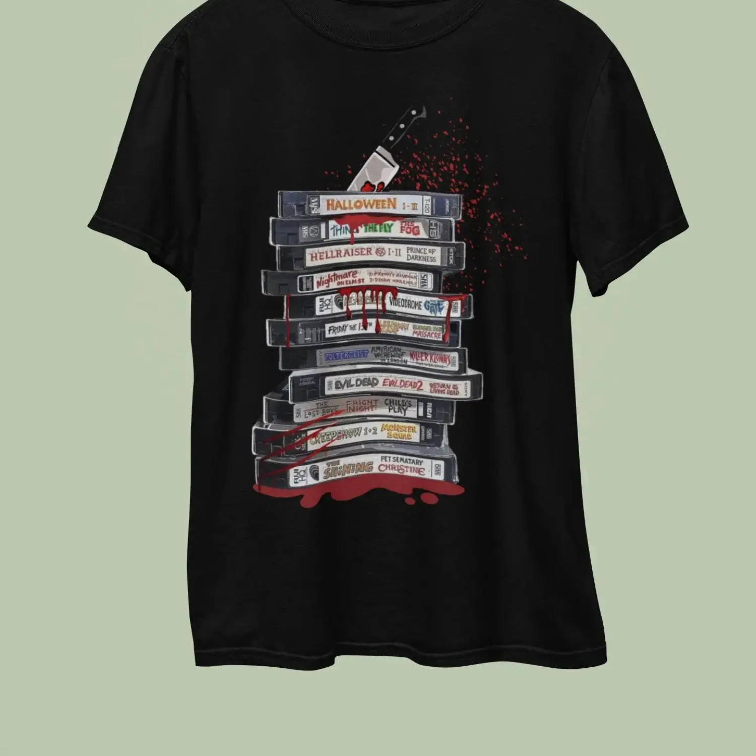 VHS Horror Movie t-shirt