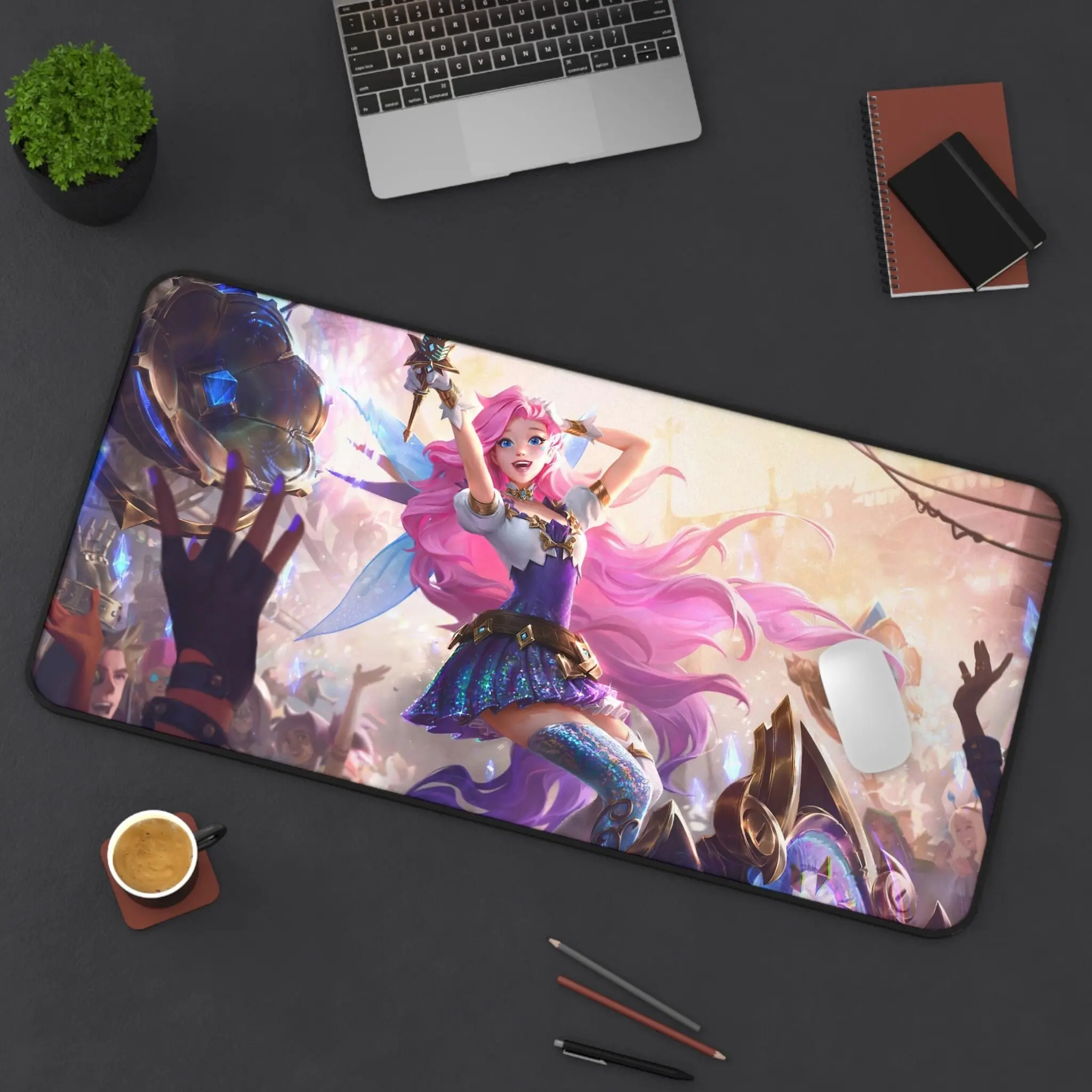 Seraphine League of Legends Mouse Pad: Gamer Desk Mat