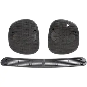 Dash Defrost Vent Cover Panel + Left Right Speaker Grille Set, Compatible with 1998-2005 Chevrolet S10 GMC Jimmy Sonoma/Oldsmobile Bravada/Blazer, 3Pcs