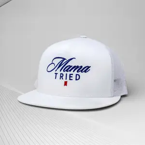 Mama Tried Ultra Embroidered Snapback Trucker Hat Vintage Soft Cotton Adjustable Hat Trendy Streetwear Gift for Men & Women