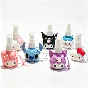 Cute Hello Kitty Cartoon Printed Empty Mini Spray Container 1.69oz, TSA Approved Carry-on Size, Compact Pocket Design for Purse, Ideal Cosmetic Liquid Storage for Sanrio Fans Tin