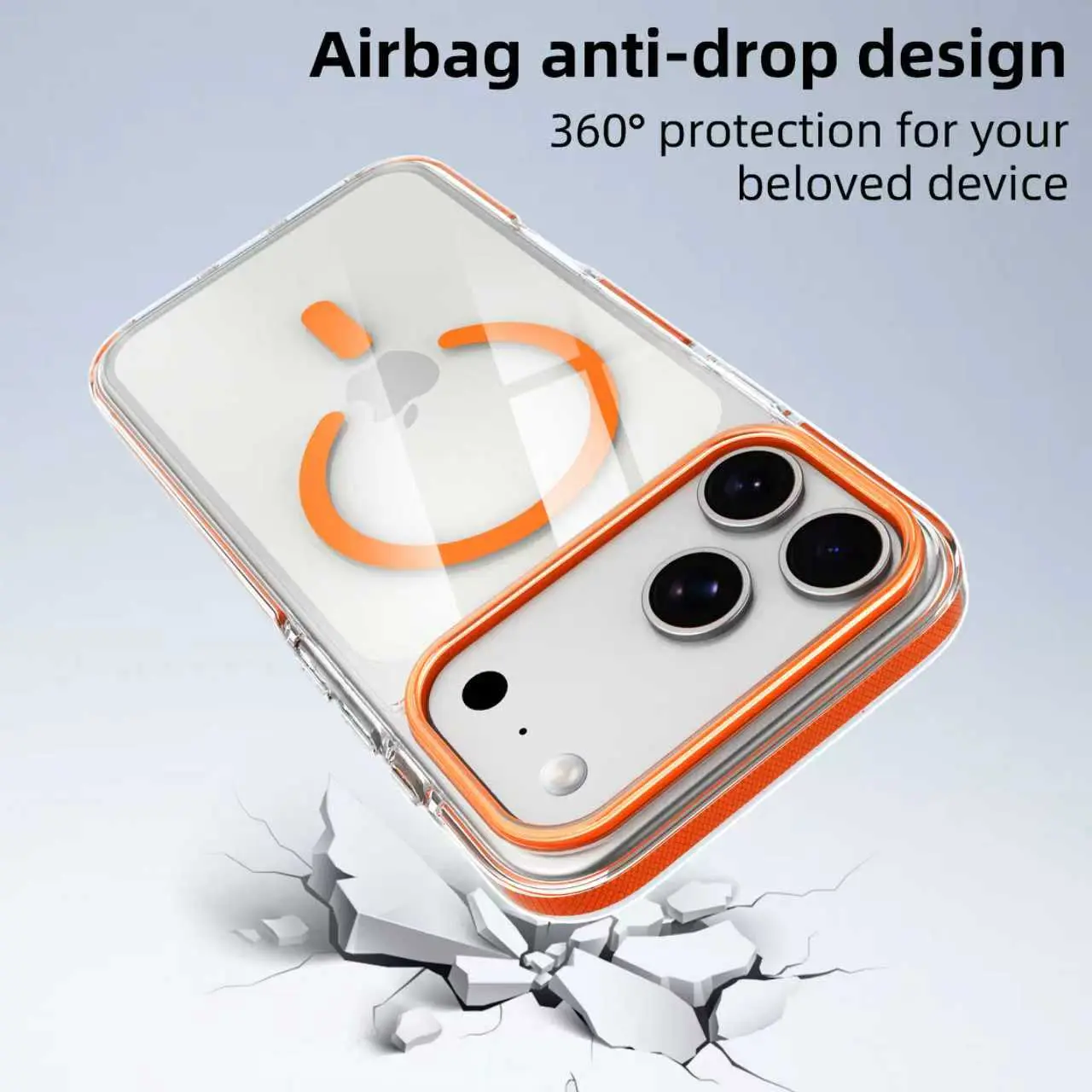 Suitable for Apple 17/17 Pro/17pro max Phone Case, multi-layer heavy-duty shock-resistant cases, magnetic transparent cases, and full-coverage lens protection cases.