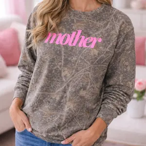 PUFF 'Mother Nature' Camo Hideaway Crewneck