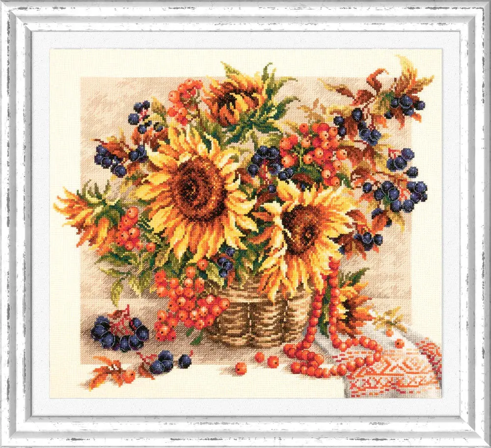 Rowanberries Garland Counted Cross Stitch Kit by Magic Needle 40-76
