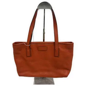 Pre-owned GUCCI GG Gucci Signature embossed leather Tote Bags Gucci Signature Tote orange Very Good S014260422035