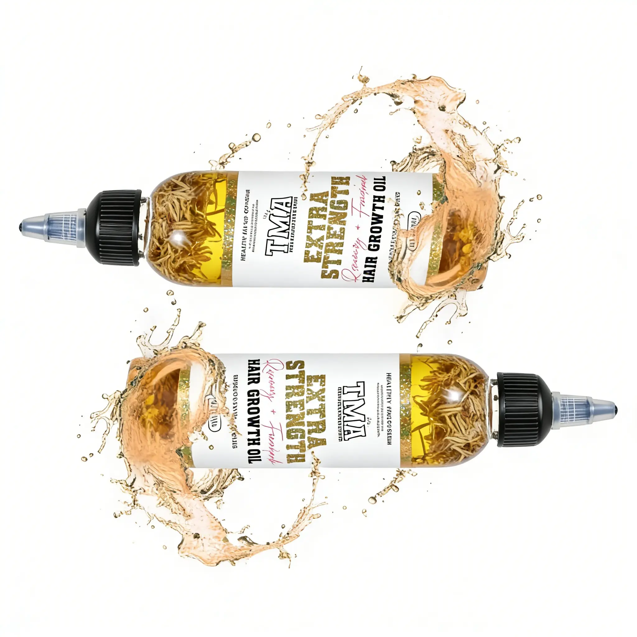 TMA Extra Strength Rosemary & Fenugreek Hair Growth Oil 4oz - The Mane Attraction Herb-Infused Oil, Nourishes Scalp, Fights Dandruff, Strengthens Follicles