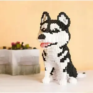 3D Puzzle Building Blocks Toy, 1262pcs Animal Shape Puzzle Dog Shaped Building Blocks Toy, Educational Assembly Toy for Adults & Teens, Perfect Gift