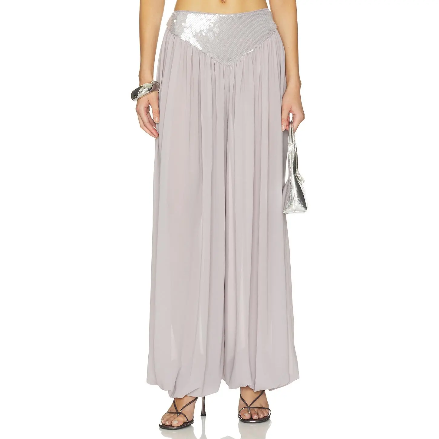 retrofete Pyna Sequin Pant in Greige