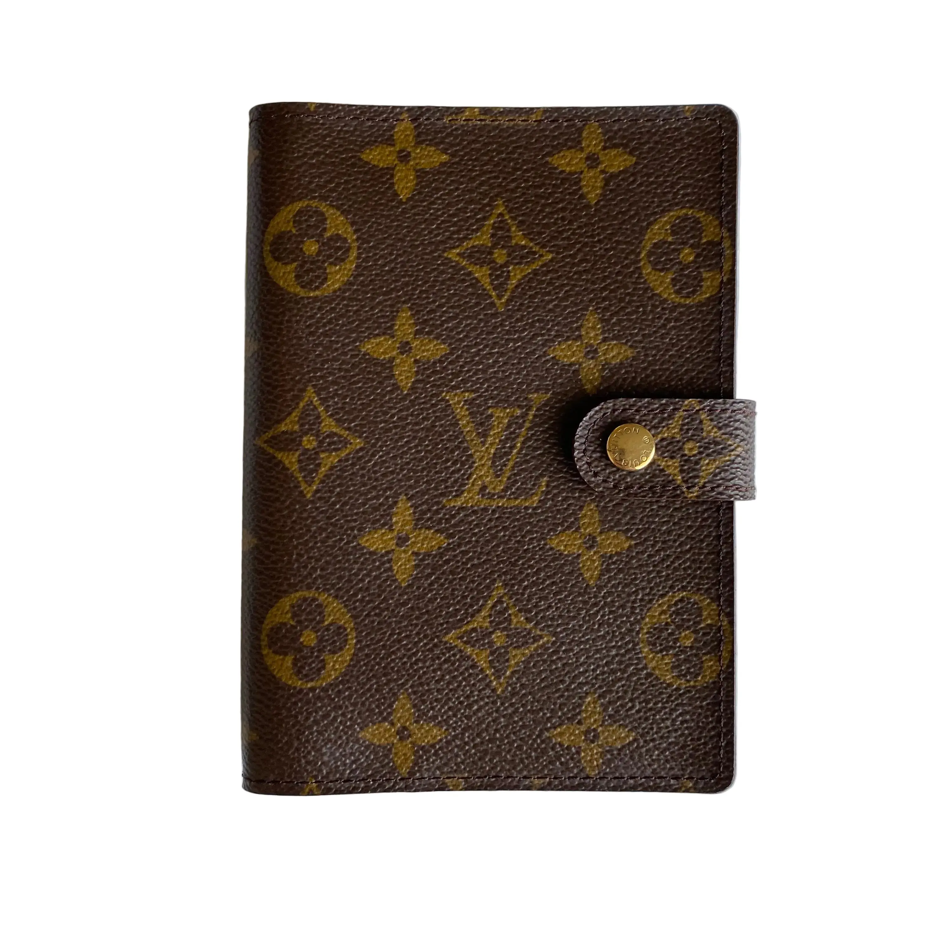Pre-owned Louis Vuitton planner  Small Leather Goods monogram PM agenda ca0949 authentic with coa and 42x58