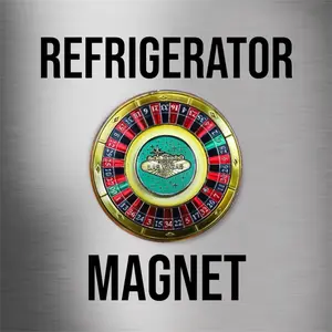 Fridge Magnet Las Vegas Roulette Spinner Magnet – 3D Casino-Themed Souvenir | Refrigerator Magnet