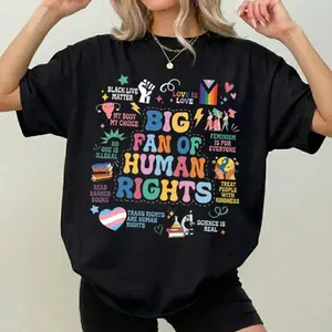 Big Fan Of Human Rights Tshirt, Human Rights shirt, Social Justice Shirt