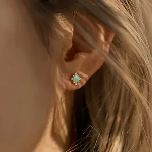 Modmints Opal Zirconia Earrings