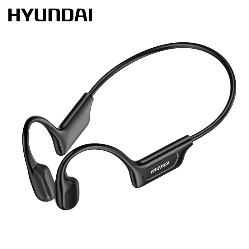 HYUNDAI G06 Bone Conduction Neckband Wireless Earphones with Bluetooth 5.4, Enhanced Surround Sound, 360° Flexible Bending, Lightweight & Comfortable Fit, Ultra-Long Battery Life, Wireless Headphones for Music, Calls & Sports