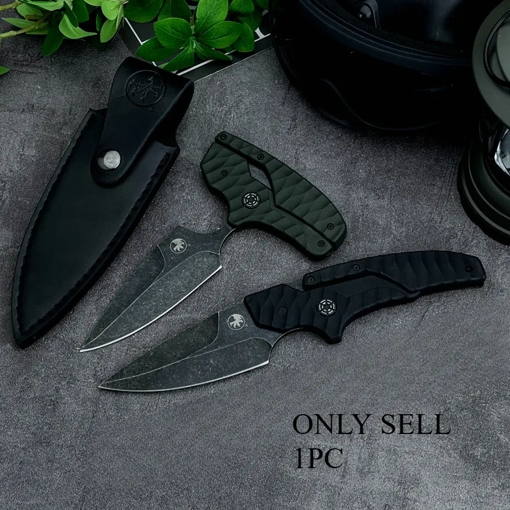 Mic Best-Selling Mini Multi-Purpose Folding Knife with Sheath, High-Quality 8Cr13Mov Blade, Nylon Fiber, Portable Survival, Adventure, Fishing, and Hiking Tool, EDC, Jungle Cutting, Pocket Outdoor Knife, Outdoor EDC Tools, Portable Multipurpose Knives