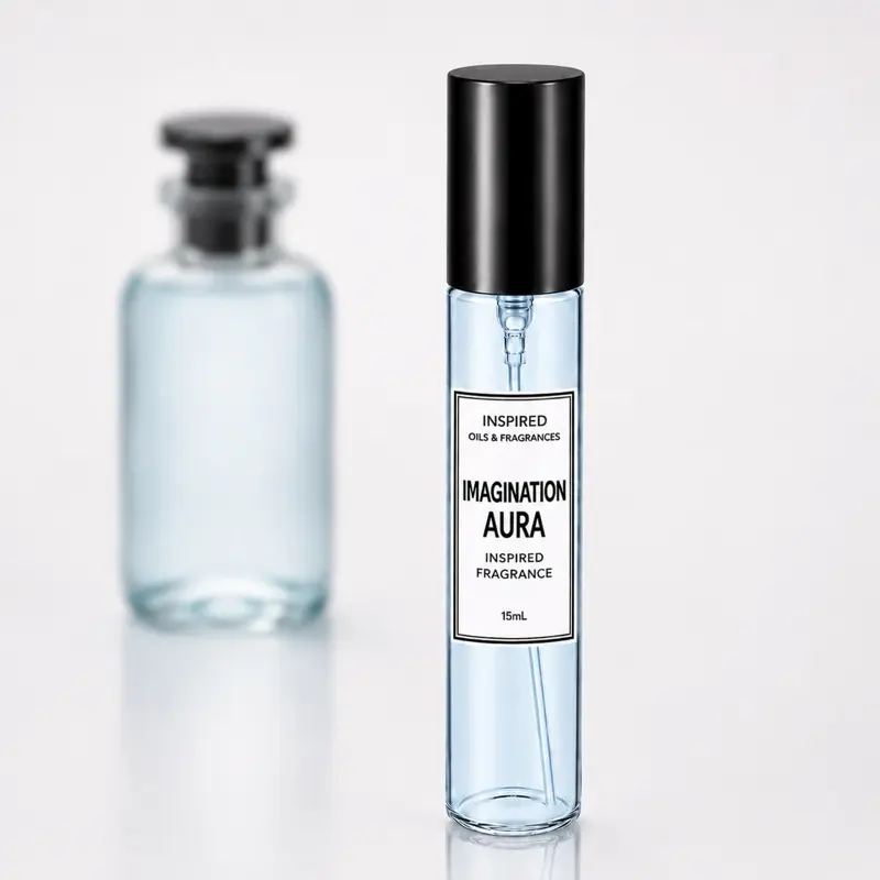 Imagination Aura Inspired Luxury Fragrance Oil Spray | Long-Lasting Fresh Citrus & Amber Scent | 15mL Travel Size