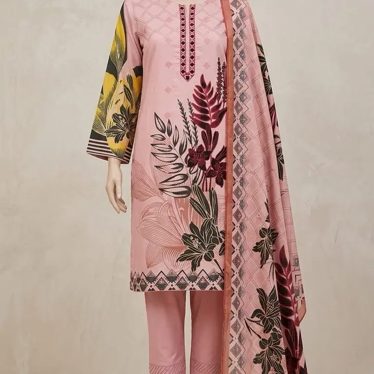 3 piece linen suit SHIRT DUPPATA AND TROUSER Pakistani dresses | Pakistani suits | Pakistani women dresses