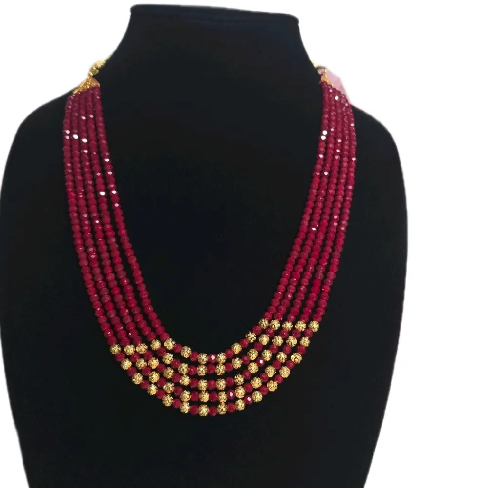 Traditional Nepali Indian Desi Beaded Necklace