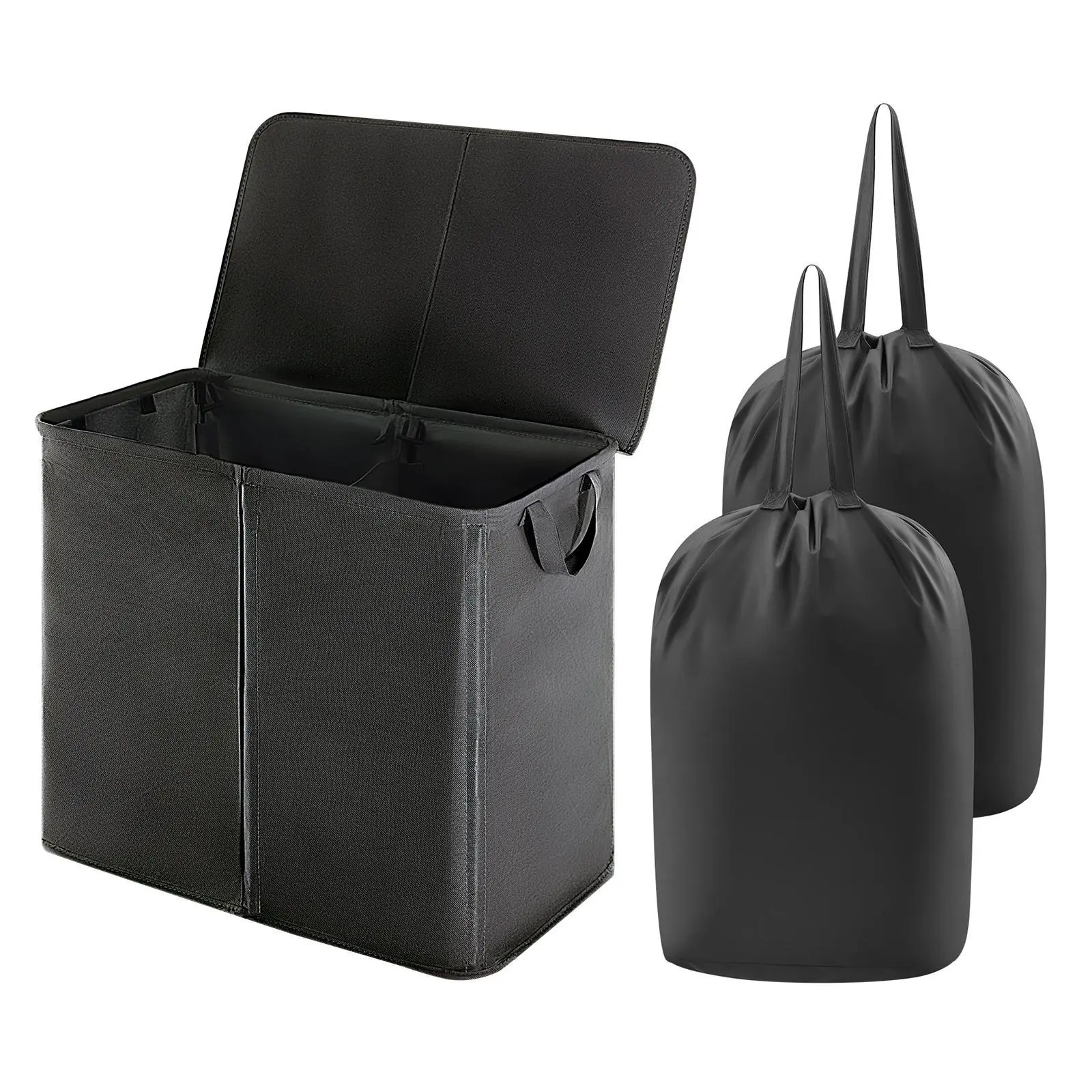 Lifewit Large Laundry Hamper Basket with 2 Removable inner Bags and Lid - Foldable Design, Reinforced Handles, Ideal Gifts & Bedrooms, Dorms Laundry Basket #SummerVibes