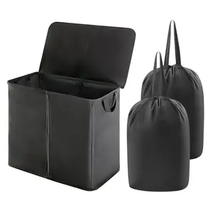 Lifewit Large Laundry Hamper Basket with Removable inner Bags - Foldable Design, Reinforced Handles, Ideal Gifts & Bedrooms, Dorms  Laundry Basket