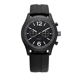 Fashion Watch Geneva Silicone Strap Aloy Case Unisex Japanese Quartz Movement Sports Wrist Watch