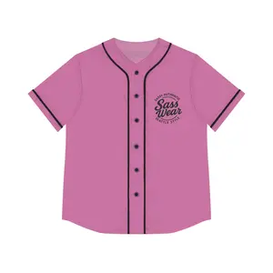 Sass wear pink Baseball Jersey