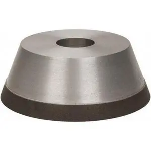 Made in USA 100 Grit Diamond Tool & Cutter Grinding Wheel - 5" Diam, 1-1/4" Hole Mount, 1-3/4" Overall Thickness, Type 11 Fine Grade Single Wheel