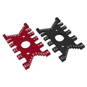 Precision Aluminum Dovetail Jig, Woodworking Tenon Caliper, Height Measuring Gauge, Metric & Inch Options, Ideal for Carpentry Tools