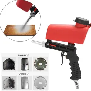 Portable Gravity Sandblasting Machine, Handheld Air Sandblaster, Small Home Metal Deburring Tool, Electric Tool Accessories