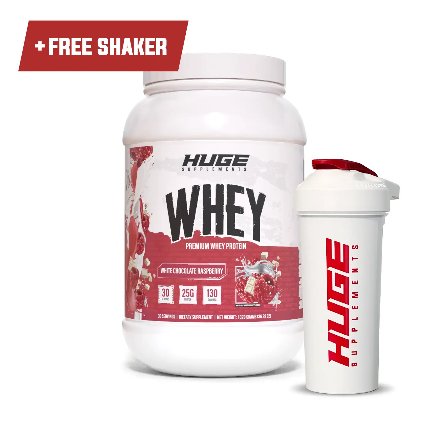 Huge Supplement Huge Whey - 25g Protein, 12g EAAs (30 Servings)