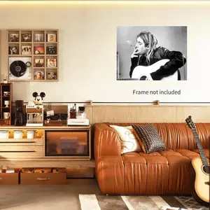 Nirvana Band Music Poster, Retro Art Print, Fan Art, Bar Party Decor, Modern Wall Decoration, Universal Setting, Model Xxx092