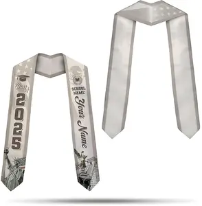 Personalized Mexican Graduation Stole, Customize Mexico Graduation Sash 2025, Mexican Class of 2025 Graduation Sash