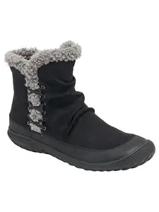 Jambu JBU Briar Ankle Boot with Faux Shearling Fur Detail