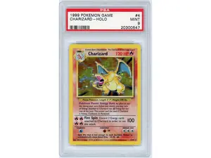 1999 Pokemon Base Set Holo Charizard #4 PSA 9