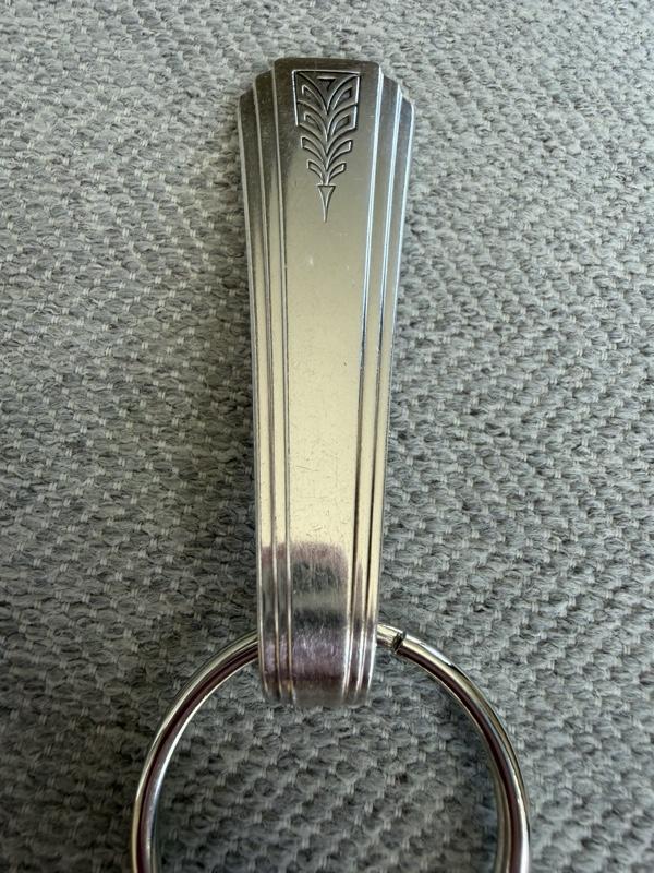Handmade Silverware Keychain
