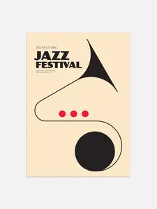 [UNFRAMED POSTER] Jazz Festival Poster