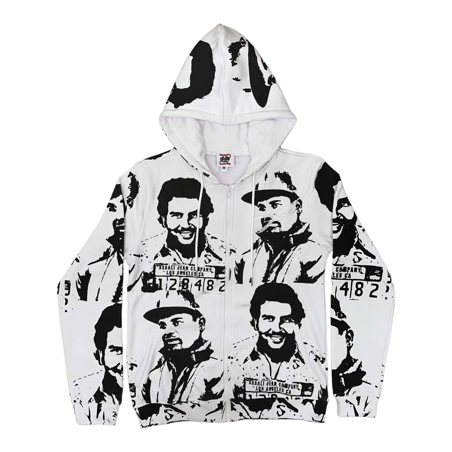 Unisex Full Zip Graphic Hoodie Vintage Streetwear Oversized Hooded Sweatshirt Casual Long Sleeve Zip Up Jacket Y2K Fashion Outerwear