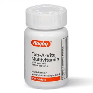 Rugby Tab A Vite + Iron Multiple Vitamin & Mineral Supplement 100Ct