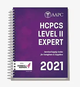 USED-2021 HCPCS Level II Expert: Service/Supply Codes for Caregivers & Suppliers by Aapc (Spiral-bound)
