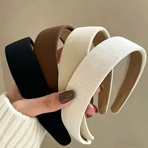 Headbands for Women Non Slip Trendy Headbands for Women’s Hair 1 inch Wide Cute Headband for Girls, Fall Head Bands Elastic Hair Bands for Womens Fashion Accessories for Women 4PCS