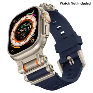 Smart Watch Accessories, Mechanical Rotating Wheel Compatibility with 42-49mm Apple Watches – fits Apple Watch Ultra SE/3/2/1, Series 11-1. Quick-release pins allow easy installation and removal without extra tools. (Watch Not Included)