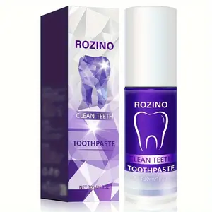 【Ten pack is cheaper】ROZINO Purple Toothpaste for Oral Care - 30ml Clean Teeth Toothpaste with Unique Purple Color - Standard Toothpaste for Regular Brushing