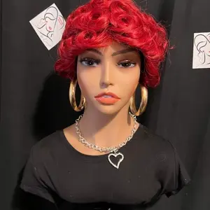 Rocky machine made wig