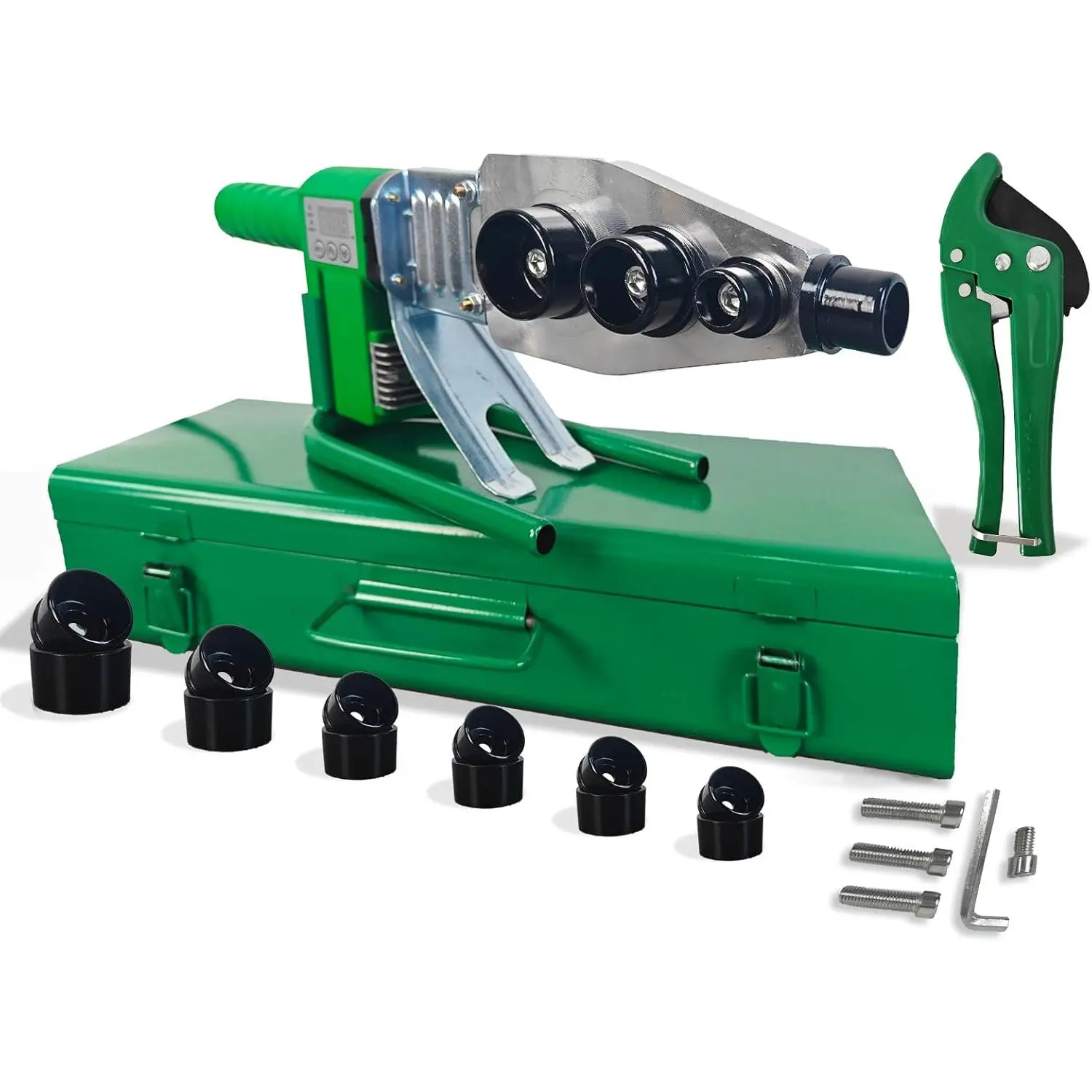 Plastic Water Pipe Welder for PP, PP-R, PE, PP-C - Poly Pipe Fusion Machine - PVC Pipe Heater - 110V Pipe Welding Equipment torch high output gifts husbands accessories self igniter iron tip reflow soldering magnetic ground clamp spring promo flame mma