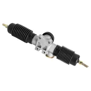 Go Kart Power Steering Gear Rack Shaft + Tie Rod Ball Joint + Connector Bar Steering Kit for DIY Racing Kart Karting ATV UTV Quad Bike 4 Wheelers Dune Buggy Drift Trike Golf Cart