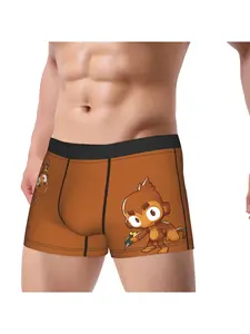 1pcs Bloons TD 6 Game Boomerang Underpants Homme Panties Men's Underwear Print Shorts Boxer Briefs Stretchy Boxer Briefs
