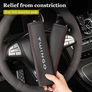 Comfortable Car Seat Belt Shoulder Cover, Safety Pad for Renault Twingo, Available in 1pc or 2pcs, Ideal for Enhanced Driving Comfort