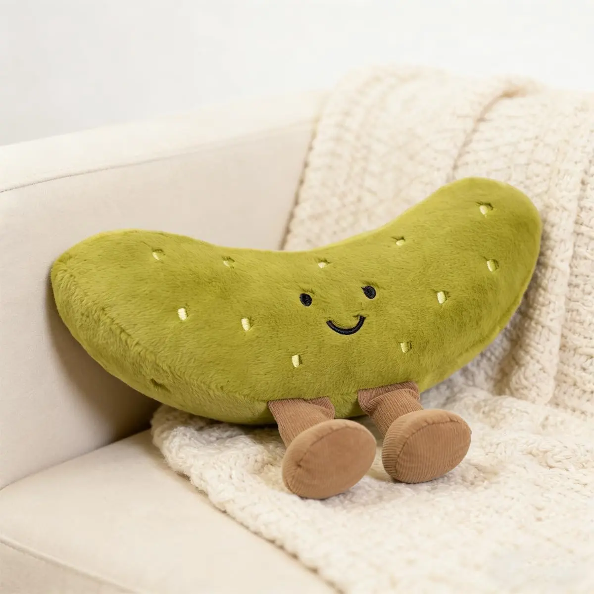 Pickle Plush Toy, 10" Funny Food Plushies, Pickle Stuffed Animal | Pickle Pillow, Vegetable Plush, Pickle toy, Kawaii Birthday Gifts for Teen Boys