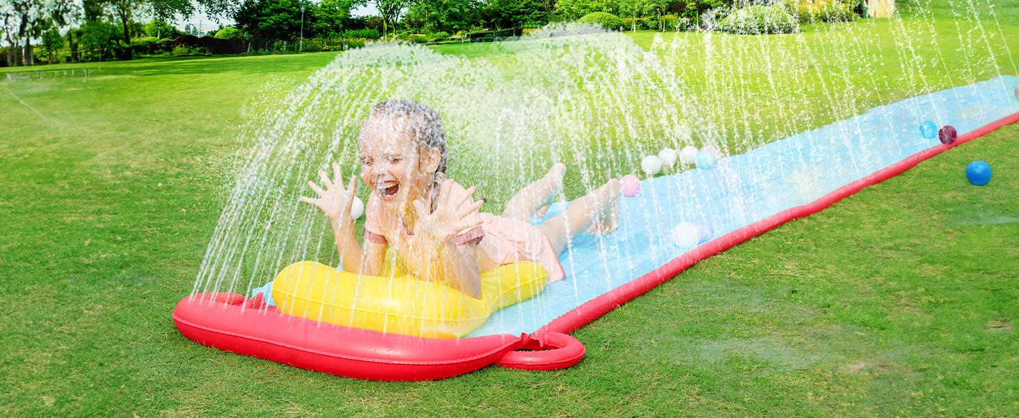 【Beautyhackher Exclusive】Inflatable Water Slide, Water Park for Big Kids,with Blower, Slides, Climbing Walls, Water Guns, and Deep Splash Pool, Indoor and outdoor, Summer Gifts 【Beautyhackher Exclusive】Inflatable Water Slide, Water Park for Big Kids,with Blower, Slides, Climbing Walls, Water Guns, and Deep Splash Pool, Indoor and outdoor, Summer Gifts