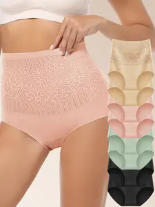 Plus Size High-Waisted Shaping Panties - Breathable All-Day Comfort with Tummy & Butt Support underwear for women Body Shaper Compression Womenswear